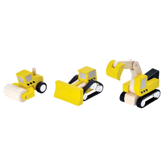 PlanToys Road Construction Wooden Playset